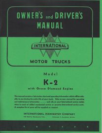Owner's and Driver's Manual for International K-2 Truck