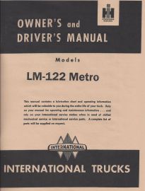 Owner's Manual for International LM-122 Metro Series Truck