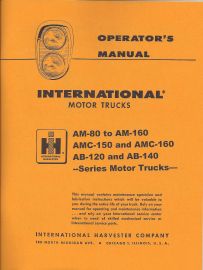 Operator's Manual for International Truck AM-80 to AM-160 Metro Models Including AMC & AB