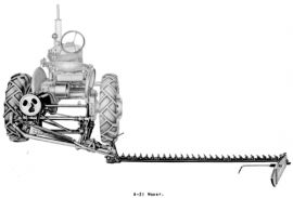 A-21 & C-21 Mowers (5, 6, and 7 ft. cut) for use with Farmall A and C Tractors