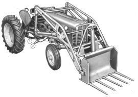 U-34 McCormick Power Loader for International 300 Tractors