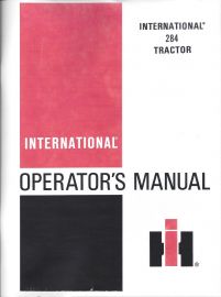 Operators Manual for International 284 Tractor