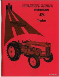 Operators Manual for International 424 Tractor