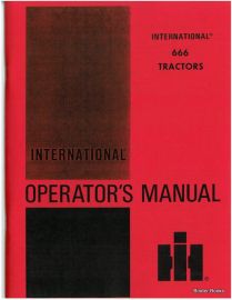 Operators Manual for International 666 Tractor