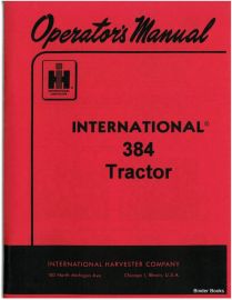 Operator's Manual for International 384 Tractor