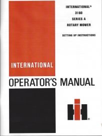 Operator's Manual for International No. 3160 Series A Mid-Mount Rotary Mower