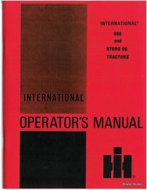 Operators Manual for International 686 and Hydro 86 Tractor w/ D310 Neuss Engine