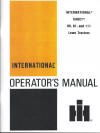 Operators Manual for International Cadet 80, 81 & 111 Lawn Tractor with S/N 32415 & Higher