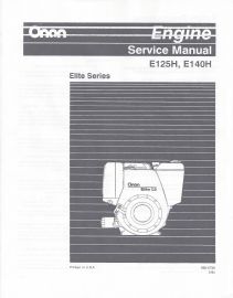 Onan Single Cylinder Elite Series OHV Horizontal Shaft Engine Service Manual