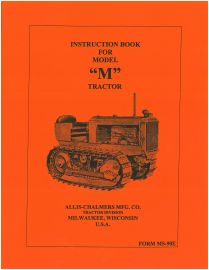 Instruction Manual for Allis-Chalmers Model M Crawler Tractor