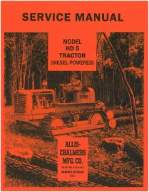 Service Manual for Allis-Chalmers Model HD5 Crawler Tractor