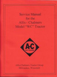 Service Manual for Allis-Chalmers Model WC Tractor