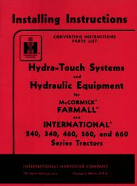 Installing Instructions for Hydra-Touch & Hydraulic Equipment to McCormick Farmall & International