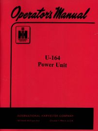 Operators Manual for Model U-164 Power Unit