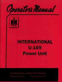 Operators Manual for Model U-169 Power Unit