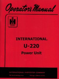 Operators Manual for Model U-220 Power Unit