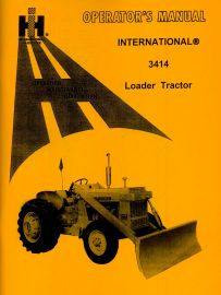 Operators Manual for International 3414 Loader Tractor