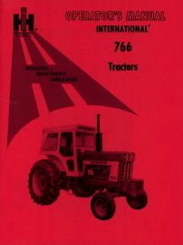 Operators Manual for International 766 Tractor