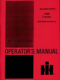 Operators Manual for International 1468 V-8 Diesel Tractor