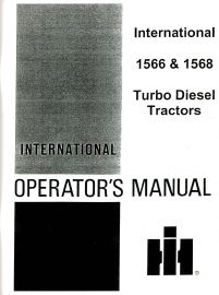 Operator's Manual for International 1566 & 1568 Turbo Diesel Tractors