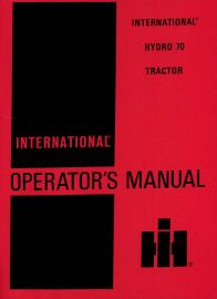 Operators Manual for International Hydro 70 Tractor