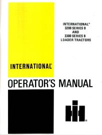 Operators Manual for International 3200 Series B & 3300 Series B Skid Steer Loader Tractor