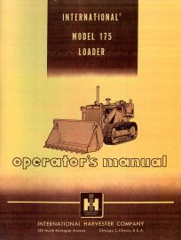 Operators Manual for International Model 175 Loader