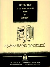 Operators Manual for Model UB-220, UB-240 & UB-264 Power Unit