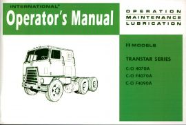 Operator's Manual for 1968-73 IH Transtar Series CO-4070A, COF-4070A, COF-4090A Truck