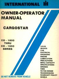 Owner-Operator Manual for 1981 International Cargostar Truck