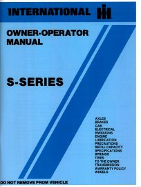 Operator's Manual for 1981 International S-Series Truck