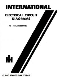 Electrical Circuit Diagrams for 1983-84 IH S-Series 1853-FC Foward Control Chassis