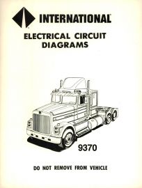 Electrical Circuit Diagrams for 1987 IH International 9370 Truck