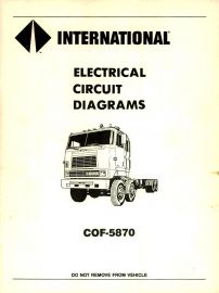 Electrical Circuit Diagrams for 1986-87 COF-5870 International Truck