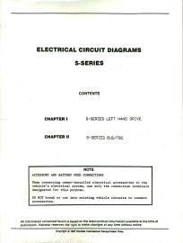 Electrical Circuit Diagrams for 1988 IH S-Series Regular Cab, Flat Back Cowl & Bus