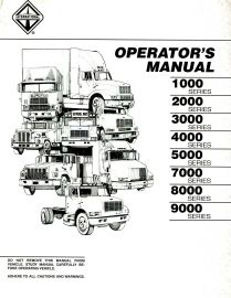 Operator's Manual for 1990 International S-Series Truck
