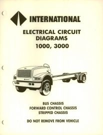 Electrical Circuit Diagrams for 1992 IH International 1000, 3000 Chassis