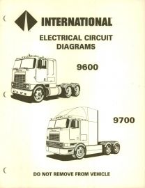 Electrical Circuit Diagrams for 1992 International COE 9600, 9700 Trucks