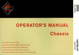 Operator's Manual for 2000 International 3000 Bus