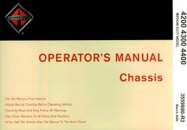 Operator's Manual for 2002 International 4200, 4300, 4400 Medium Duty Truck