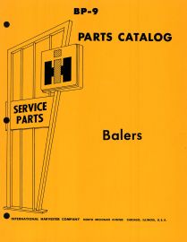 Parts Catalog for McCormick No. 27, 37, 47, 57, 420, 430 & 440 International Baler