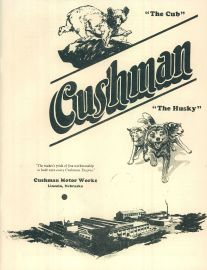 Catalog for Cushman "The Cub" and "The Husky"