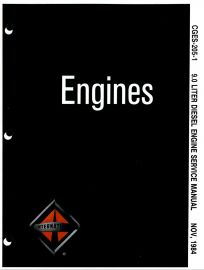 Service Manual for International 9.0 Liter Diesel Engine