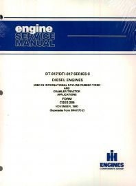 Service Manual for International DT-817, DTI-817 Series C Diesel Engines