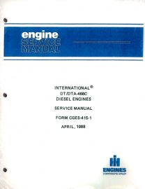 Service Manual for International DT-466C, DTA-466C Diesel Engine