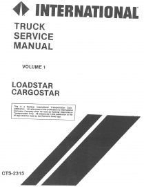 Service Manual Set for 1978-80 International Loadstar & Cargostar