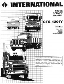 Service Manual for 1981-83  International S-Series Truck - 4 Volume Set