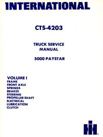 Service Manual for 1981-82 IH 5000 Series Paystar