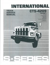 Service Manual for 1984  International S-Series Truckl - 3 Volume Set