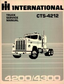 Service Manual for 1984 International 4200 & 4300 Transtar Series